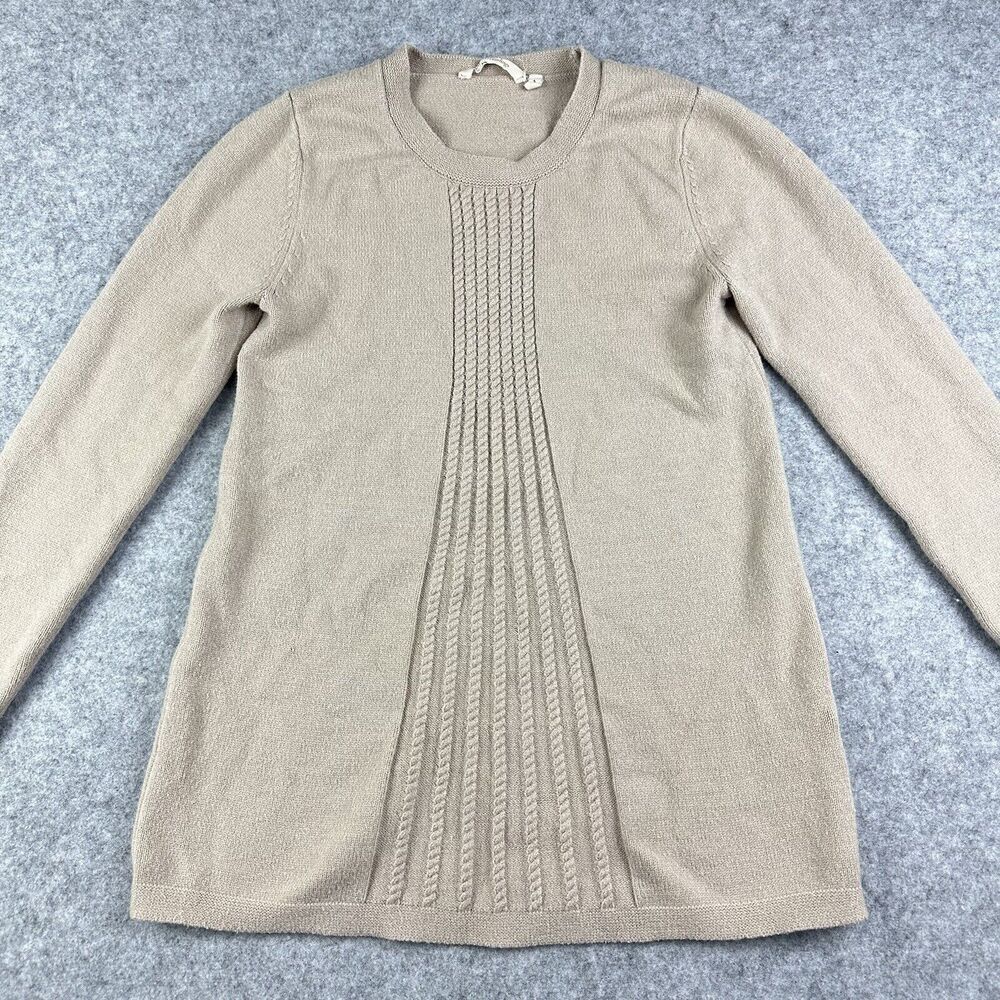 Soft Surroundings Priscilla Pullover Sweater Tunic Womens S Cozy Knit Minimal*